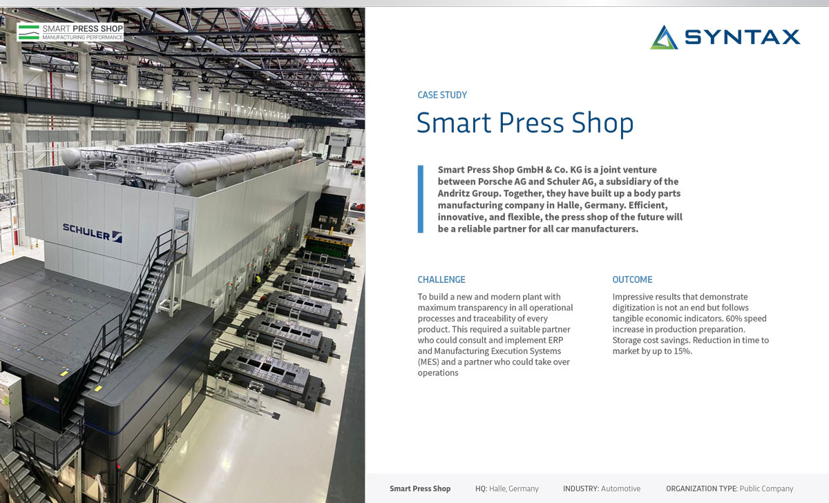 Smart Press Shop Success Story